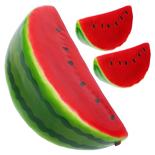 BESPORTBLE 3Stücke Künstliche Wassermelonenscheiben Deko Realistische Fruchtmodelle für Fotografie und Partydekoration Lebensmittelechte Materialien für Garten BESPORTBLE 3Stücke Künstliche Wassermelonenscheiben Deko Realistische Fruchtmodelle für Fotografie und Partydekoration Lebensmittelechte Materialien für Garten von BESPORTBLE