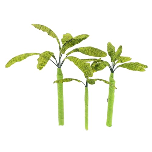 BESPORTBLE 3Stücke Künstlicher Bananenbaum Miniaturbaum Dekoration für Mikrolandschaften Handgefertigte Modelle Realistisches Design für Miniaturgärten BESPORTBLE 3Stücke Künstlicher Bananenbaum Miniaturbaum Dekoration für Mikrolandschaften Handgefertigte Modelle Realistisches Design für Miniaturgärten von BESPORTBLE