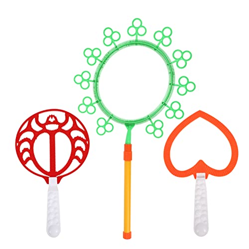 BESPORTBLE 3Stücke Large Bubble Wands Set for Fun Summer Outdoor for Parties Backyard Beach Activities Rainbow BESPORTBLE 3Stücke Large Bubble Wands Set for Fun Summer Outdoor for Parties Backyard Beach Activities Rainbow von BESPORTBLE