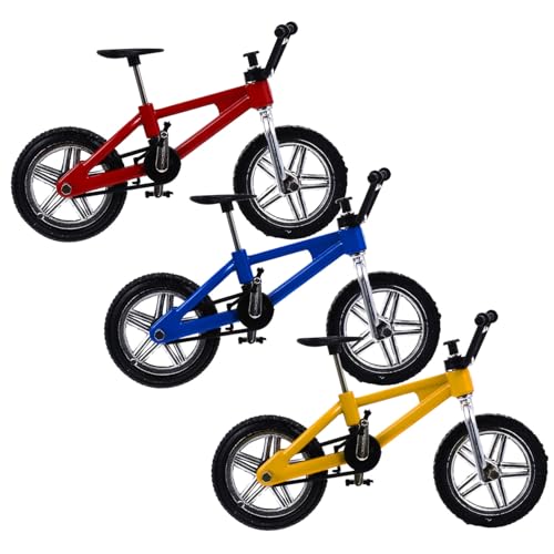 BESPORTBLE 3Stücke Mini Finger Bikes Kreatives Fingerspielzeug Aus Legierung Stressabbau Und Fahrrad Modell Für Finger Und Spielzeugliebhaber BESPORTBLE 3Stücke Mini Finger Bikes Kreatives Fingerspielzeug Aus Legierung Stressabbau Und Fahrrad Modell Für Finger Und Spielzeugliebhaber von BESPORTBLE