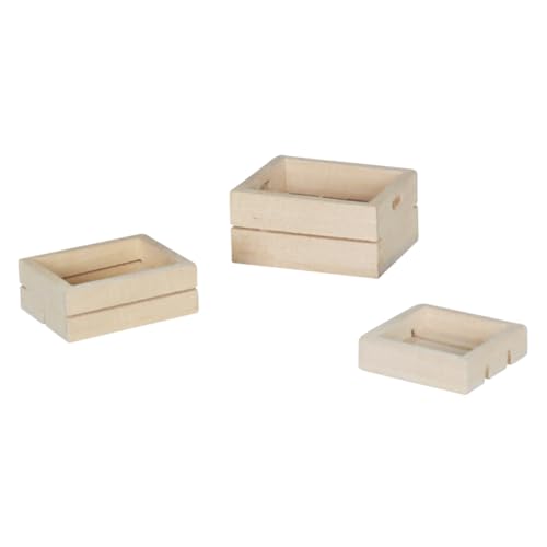 BESPORTBLE 3Stücke Möbel Für Puppenhäuser Dekorative Holz Körbe Für Puppenmöbel Kreatives Und Dekorieren BESPORTBLE 3Stücke Möbel Für Puppenhäuser Dekorative Holz Körbe Für Puppenmöbel Kreatives Und Dekorieren von BESPORTBLE