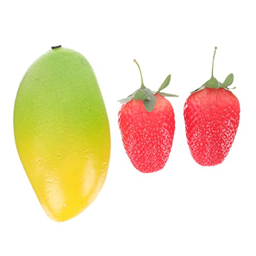 BESPORTBLE 3Stücke Musikalisches Obstspielzeug Teiliges Maraca Instrument für Lernspielzeug aus Strapazierfähigem Material für Frühe Musikalische von BESPORTBLE