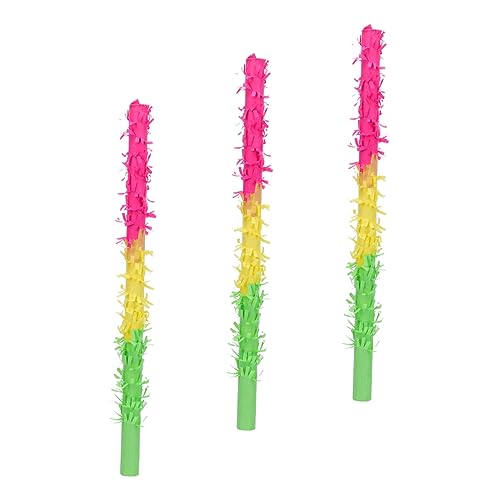 BESPORTBLE 3Stücke Pinata Sticks Für Geburtstagsfeiern Für Jungen Und Partyzubehör Für Unvergessliche Festlichkeiten von BESPORTBLE