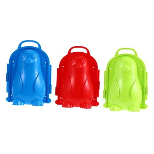 BESPORTBLE 3Stücke Pinguin Maker Schneespielzeug für Winteraktivitäten für Schneeballkämpfe und Sandspiel Leicht und Tragbar für Draußen BESPORTBLE 3Stücke Pinguin Maker Schneespielzeug für Winteraktivitäten für Schneeballkämpfe und Sandspiel Leicht und Tragbar für Draußen von BESPORTBLE
