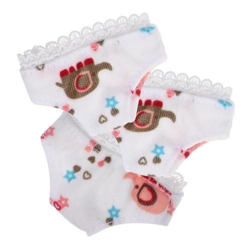 BESPORTBLE 3Stücke Puppen Mini Unterwäsche Weiße Für Puppen Wiederverwendbare Unterhosen Für Kreatives Puppenzubehör Für Puppen BESPORTBLE 3Stücke Puppen Mini Unterwäsche Weiße Für Puppen Wiederverwendbare Unterhosen Für Kreatives Puppenzubehör Für Puppen von BESPORTBLE