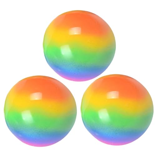 BESPORTBLE 3Stücke Quetschspielzeug Bälle Stressabbau Dehnbares Stressball für Erwachsene Portable Rainbow Squeeze Toy für Druckabbau BESPORTBLE 3Stücke Quetschspielzeug Bälle Stressabbau Dehnbares Stressball für Erwachsene Portable Rainbow Squeeze Toy für Druckabbau von BESPORTBLE