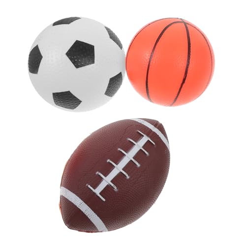 BESPORTBLE 3Stücke Teiliges Ballspiel Leichte Bouncing Bälle Für Outdoor Aktivitäten Fußball Basketball Und American Football Für Kleinkinder Und Spielplatzspiele Langlebig BESPORTBLE 3Stücke Teiliges Ballspiel Leichte Bouncing Bälle Für Outdoor Aktivitäten Fußball Basketball Und American Football Für Kleinkinder Und Spielplatzspiele Langlebig von BESPORTBLE
