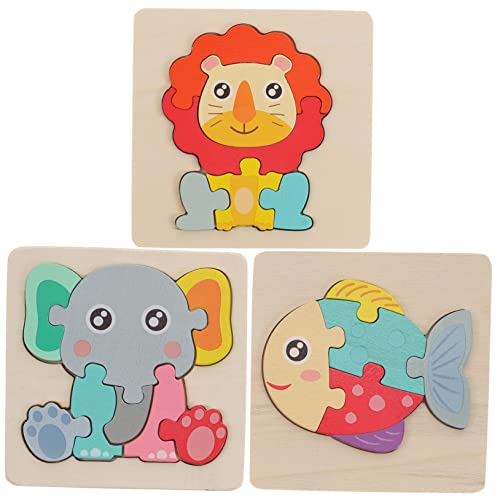 BESPORTBLE 3Stücke Teiliges Holzpuzzle Für Teile Mit Niedlichen Tiermotiven Fisch Elefant Lernspielzeug Für Frühkindliche Für Jungen Und Jahren BESPORTBLE 3Stücke Teiliges Holzpuzzle Für Teile Mit Niedlichen Tiermotiven Fisch Elefant Lernspielzeug Für Frühkindliche Für Jungen Und Jahren von BESPORTBLE