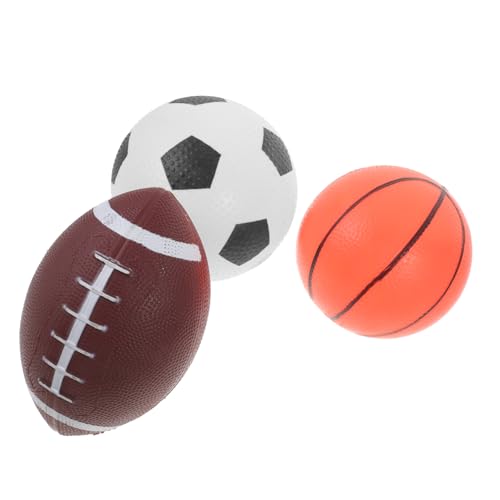 BESPORTBLE 3Stücke Teiliges Hüpfball Für Lustiger Sprungball Aus Langlebigem Vinyl Für Drinnen Und Draußen Fördert Die Hand Fuß Koordination Für Jahre Fußball von BESPORTBLE