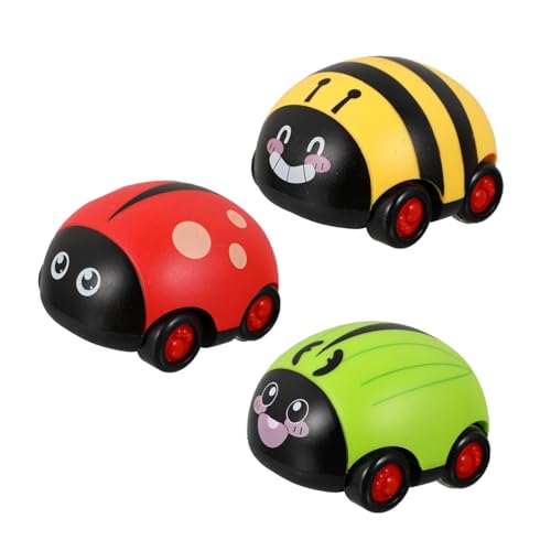 BESPORTBLE 3Stücke Teiliges Käferform Autospielzeug für Sicheres und Langlebiges Indoor Hand Auge Koordination und Formkognition für Jungen und Ab Jahren von BESPORTBLE