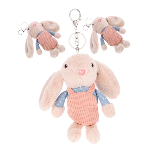 BESPORTBLE 3Stücke Teiliges Plüschkaninchen Schlüsselanhänger Kreativer Cartoon Anhänger Niedliche Deko Für Rucksäcke Taschen Und Schlüssel Weiches Und Angenehmes Material BESPORTBLE 3Stücke Teiliges Plüschkaninchen Schlüsselanhänger Kreativer Cartoon Anhänger Niedliche Deko Für Rucksäcke Taschen Und Schlüssel Weiches Und Angenehmes Material von BESPORTBLE
