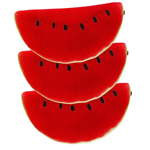 BESPORTBLE 3Stücke Teiliges Realistische Wassermelonenscheiben Modell Dekoration für Sommerpartys Fotorequisiten und Küchenaccessoires Künstliche Wassermelonen für Lebendige Präsentationen von BESPORTBLE