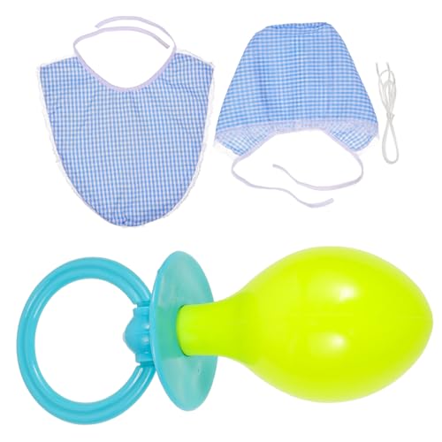 BESPORTBLE 3Stücke Teiliges Set Lustige Erwachsene Cosplay Babykostüm Hut für Partys Wiederverwendbare Requisiten für Große Babies Spaß BESPORTBLE 3Stücke Teiliges Set Lustige Erwachsene Cosplay Babykostüm Hut für Partys Wiederverwendbare Requisiten für Große Babies Spaß von BESPORTBLE