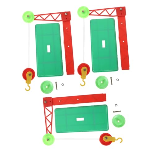 BESPORTBLE 3Stücke Unterrichtsmodell Für Physik Riemenscheiben Für Experimentiermaterial Für Schule Und Zuhause Lernspielzeug Physikverständnis Zufällige Farben von BESPORTBLE
