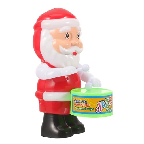 BESPORTBLE 3Stücke Weihnachtsmann Aufziehspielzeug Drumming Santa für Lustige Mechanische Spielzeuge zur Aktiver Zufällige Farben von BESPORTBLE