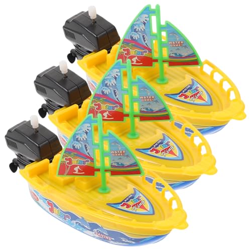 BESPORTBLE 3Stücke Wind Up Duschspielzeug Segelboot Plastik Badewannenspielzeug Für Kleinkinder Badespaß Im Pool Badewanne Zufällige Farben BESPORTBLE 3Stücke Wind Up Duschspielzeug Segelboot Plastik Badewannenspielzeug Für Kleinkinder Badespaß Im Pool Badewanne Zufällige Farben von BESPORTBLE