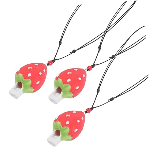 BESPORTBLE 3stücke Junge Mädchen-spielzeug Lustige Erdbeer-whistles Mit Lanyard Für Mädchen Kreative Musikinstrumente Für Partys Und Freizeit Für Reisen Und Outdoor-aktivitäten BESPORTBLE 3stücke Junge Mädchen-spielzeug Lustige Erdbeer-whistles Mit Lanyard Für Mädchen Kreative Musikinstrumente Für Partys Und Freizeit Für Reisen Und Outdoor-aktivitäten von BESPORTBLE