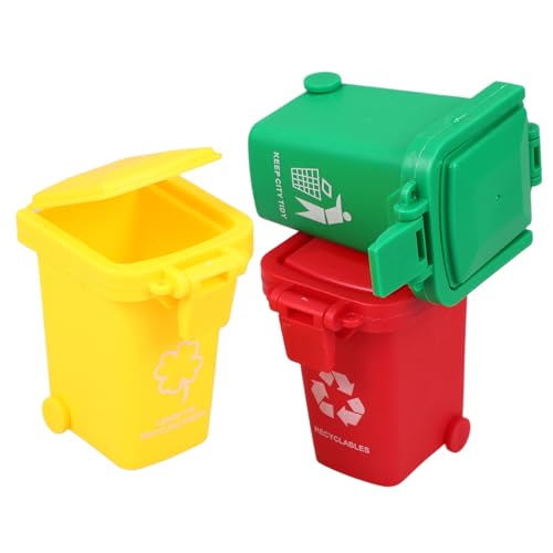 BESPORTBLE 3stücke Mini-mülleimer Für Junge Mädchen Abfall-klassifizierung-Spielzeug Aufbewahrungs-Organizer Müll-Recycling-Becher Kunststoff Kindergarten Und Zuhause Dekor Für Puppenhaus Und BESPORTBLE 3stücke Mini-mülleimer Für Junge Mädchen Abfall-klassifizierung-Spielzeug Aufbewahrungs-Organizer Müll-Recycling-Becher Kunststoff Kindergarten Und Zuhause Dekor Für Puppenhaus Und von BESPORTBLE