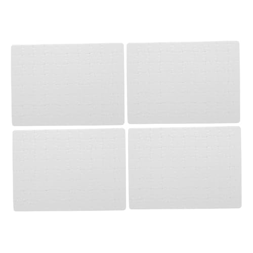 BESPORTBLE 4 Blätter Blanko Puzzles für Sublimation Teile Kreatives DIY Puzzle zum Zeichnen und Malen Sicheres Papiermaterial für Bastelprojekte und Dekorative Verwendung BESPORTBLE 4 Blätter Blanko Puzzles für Sublimation Teile Kreatives DIY Puzzle zum Zeichnen und Malen Sicheres Papiermaterial für Bastelprojekte und Dekorative Verwendung von BESPORTBLE