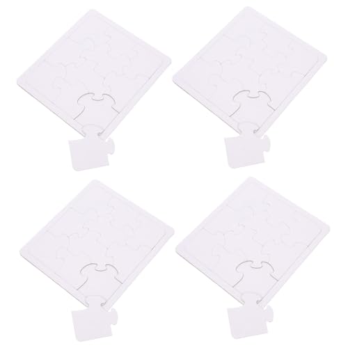 BESPORTBLE 4 Blätter DIY Blanko Puzzles zum Bemalen Quadratisch Papierpuzzle Bastelset für Kreative Malvorlagen Stabile Qualität Lernspielzeug Motorische BESPORTBLE 4 Blätter DIY Blanko Puzzles zum Bemalen Quadratisch Papierpuzzle Bastelset für Kreative Malvorlagen Stabile Qualität Lernspielzeug Motorische von BESPORTBLE