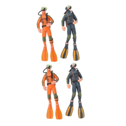 BESPORTBLE 4 PVC Taucher Figur Teiliges Realistische Miniatur Taucher Modellspielzeuge als Dekoratives Landschaftsornament für Aquarium und Schreibtisch Detailreiche Handwerkskunst BESPORTBLE 4 PVC Taucher Figur Teiliges Realistische Miniatur Taucher Modellspielzeuge als Dekoratives Landschaftsornament für Aquarium und Schreibtisch Detailreiche Handwerkskunst von BESPORTBLE