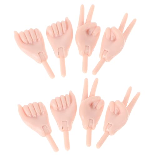BESPORTBLE 4 Paare Miniatur Puppen Hände Set DIY Zubehör Vielseitig Einsetzbar Detailreich Gefertigt Verschiedene Handformen für Puppenhaus und Kreative Puppenprojekte BESPORTBLE 4 Paare Miniatur Puppen Hände Set DIY Zubehör Vielseitig Einsetzbar Detailreich Gefertigt Verschiedene Handformen für Puppenhaus und Kreative Puppenprojekte von BESPORTBLE