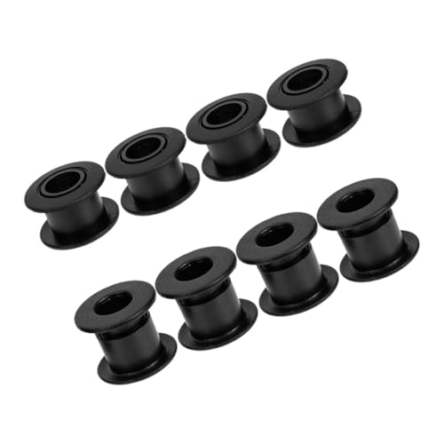 BESPORTBLE 4 Paare Tischfußballmaschine Bearkung Fußballtisch Achsen Tischfußball Zubehör Spielpunktzähler Schaumstoffzylinder zum Basteln Kickerbuchsen universelle Stangenlager Plastik Black von BESPORTBLE