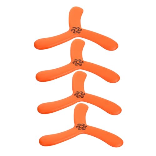 BESPORTBLE 4 STÜCKE Teiliges Flexibles Boomerang Wurfspielzeug für Erwachsene und Sichere Outdoor flugscheibe mit Leuchtenden Farben für Camping Strand und Freizeitspiele von BESPORTBLE