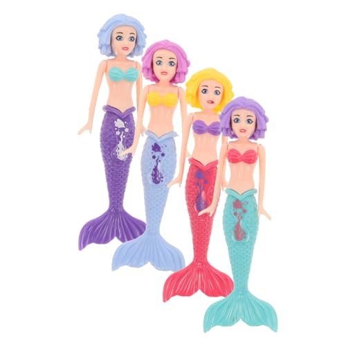 BESPORTBLE 4 STÜCKE Teiliges Meerjungfrauen Poolspielzeug Set für Ab Jahren Bunte Unterwasser Mermaid Puppen Sichere Tauchspielzeuge für Schwimmbad und Poolpartys BESPORTBLE 4 STÜCKE Teiliges Meerjungfrauen Poolspielzeug Set für Ab Jahren Bunte Unterwasser Mermaid Puppen Sichere Tauchspielzeuge für Schwimmbad und Poolpartys von BESPORTBLE