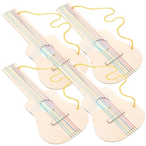 BESPORTBLE 4 Sätze DIY Holzgitarren für Unvollendete Gitarren zum Selbstgestalten Kreatives Musikinstrument für Kleinkinder Einfach zu Bemalen und Sicher der Anwendung BESPORTBLE 4 Sätze DIY Holzgitarren für Unvollendete Gitarren zum Selbstgestalten Kreatives Musikinstrument für Kleinkinder Einfach zu Bemalen und Sicher der Anwendung von BESPORTBLE