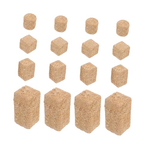 BESPORTBLE 4 Sätze Miniatur -Heuhaufen Dekorationen für landwirtschaftliche Animalparty Heuballen im Garten Farm Birthday Party Supplies Mini-Heuballen zum Basteln Stroh Heu hölzern Hellbraun von BESPORTBLE