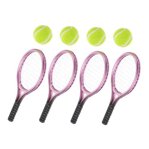 BESPORTBLE 4 Sätze Miniatur Tennis Set Teilig Realistische Puppenhaus Sport Zubehör Miniatur Tennisbälle für Micro Landscape Ornament DIY Bastel Dekoration BESPORTBLE 4 Sätze Miniatur Tennis Set Teilig Realistische Puppenhaus Sport Zubehör Miniatur Tennisbälle für Micro Landscape Ornament DIY Bastel Dekoration von BESPORTBLE