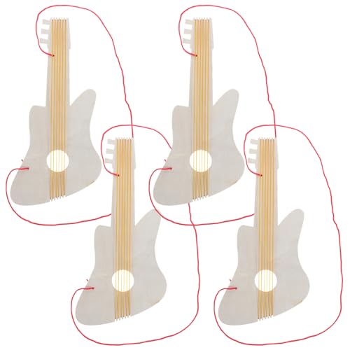 BESPORTBLE 4 Sätze Unbemalte Holzgitarre für Teiliges DIY Craft Kit zum Malen und Gestalten Handwerksaktivität Kreativität und Musikalität im Kindergarten BESPORTBLE 4 Sätze Unbemalte Holzgitarre für Teiliges DIY Craft Kit zum Malen und Gestalten Handwerksaktivität Kreativität und Musikalität im Kindergarten von BESPORTBLE