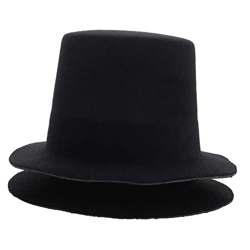 BESPORTBLE 4 Stck Mini Filzhüte für Puppen Schwarz DIY Bastelset mit Miniatur Zylinderhut für Puppenkostüme und Handarbeitszubehör BESPORTBLE 4 Stck Mini Filzhüte für Puppen Schwarz DIY Bastelset mit Miniatur Zylinderhut für Puppenkostüme und Handarbeitszubehör von BESPORTBLE