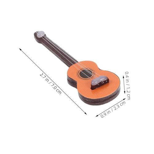 BESPORTBLE 4 Stck. Miniatur Gitarre Realistische Kleine Musikinstrumente aus Holz Vintage Puppenhaus Dekoration Stabile Mini Gitarren für Fotorequisiten und Detailgetreu und Langlebig BESPORTBLE 4 Stck. Miniatur Gitarre Realistische Kleine Musikinstrumente aus Holz Vintage Puppenhaus Dekoration Stabile Mini Gitarren für Fotorequisiten und Detailgetreu und Langlebig von BESPORTBLE