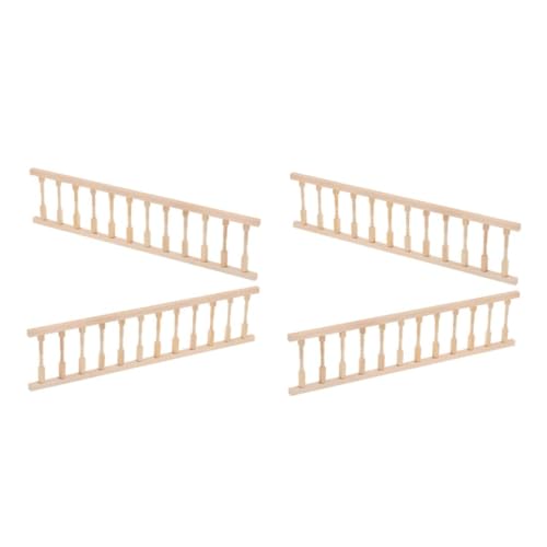 BESPORTBLE 4 Stck. Puppenhaus Holz Fenstergeländer Miniatur Handlauf Modelle Umweltfreundliches Material Detailreiche Holzmöbel Puppenhaus Zubehör für Kinderspielzeug und Bastelsets BESPORTBLE 4 Stck. Puppenhaus Holz Fenstergeländer Miniatur Handlauf Modelle Umweltfreundliches Material Detailreiche Holzmöbel Puppenhaus Zubehör für Kinderspielzeug und Bastelsets von BESPORTBLE