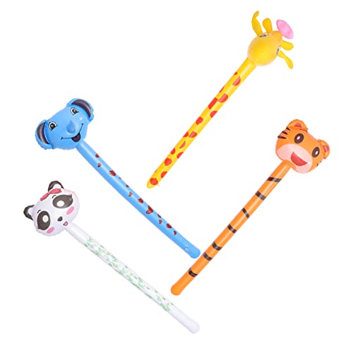 BESPORTBLE 4 Stück Aufblasbare Tierkopf Sticks PVC Langlebig Schnell Aufblasbar Kreative Ballons Dekoration für Kinderzimmer und Garten BESPORTBLE 4 Stück Aufblasbare Tierkopf Sticks PVC Langlebig Schnell Aufblasbar Kreative Ballons Dekoration für Kinderzimmer und Garten von BESPORTBLE