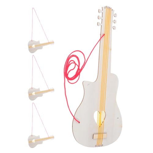 BESPORTBLE 4 Stück Blanko Holzgitarre für DIY Malen und Basteln für Musikalische Bildung und Kreative Aktivitäten Kindergarten und Zuhause BESPORTBLE 4 Stück Blanko Holzgitarre für DIY Malen und Basteln für Musikalische Bildung und Kreative Aktivitäten Kindergarten und Zuhause von BESPORTBLE