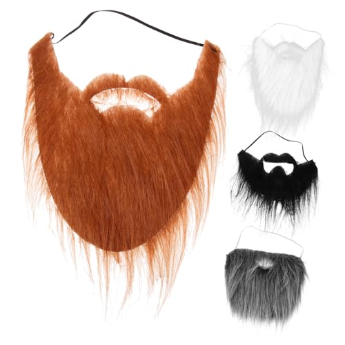 BESPORTBLE 4 Stück Cosplay falscher Bart gefälscht Weihnachtsfeier falscher Schnurrbart Party Zaubererbart grau Cosplay-Bärte zwerg DIY zubehör Cosplay-Gastgeschenke Polyester BESPORTBLE 4 Stück Cosplay falscher Bart gefälscht Weihnachtsfeier falscher Schnurrbart Party Zaubererbart grau Cosplay-Bärte zwerg DIY zubehör Cosplay-Gastgeschenke Polyester von BESPORTBLE