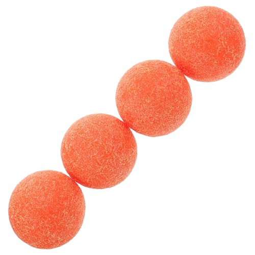 BESPORTBLE 4 Stück Desktop -Fußballtisch Tischfußball Zubehör Fußball Tischspiel tischfusball Fußball Spaß Tischkicker Spielball Fußball Tischfußballspielbälle Tischfußballball Plastik Orange von BESPORTBLE
