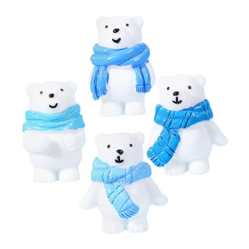 BESPORTBLE 4 Stück Eisbergschal -eisbärenpuppe Tragen Für Mini Realistischer Bär Tiere Klein Polartierfiguren Polar- Dekoration Schneemann -Figur Urlaub Eisbär-Modelle Harz BESPORTBLE 4 Stück Eisbergschal -eisbärenpuppe Tragen Für Mini Realistischer Bär Tiere Klein Polartierfiguren Polar- Dekoration Schneemann -Figur Urlaub Eisbär-Modelle Harz von BESPORTBLE