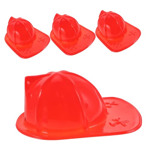 BESPORTBLE 4 Stück Feuerwehrhelm Kunststoff Feuerwehrkostüm Zubehör für Halloween Rollenspiel Party Haarschmuck Leicht Realistisch BESPORTBLE 4 Stück Feuerwehrhelm Kunststoff Feuerwehrkostüm Zubehör für Halloween Rollenspiel Party Haarschmuck Leicht Realistisch von BESPORTBLE