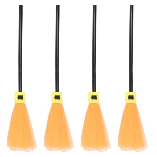 BESPORTBLE 4 Stück Halloween-Hexenbesen: Cosplay-Kostüm-Requisiten – Fliegender Besen aus Kunststoff – Halloween-Maskerade-Verkleidungsparty-Zubehör BESPORTBLE 4 Stück Halloween-Hexenbesen: Cosplay-Kostüm-Requisiten – Fliegender Besen aus Kunststoff – Halloween-Maskerade-Verkleidungsparty-Zubehör von BESPORTBLE