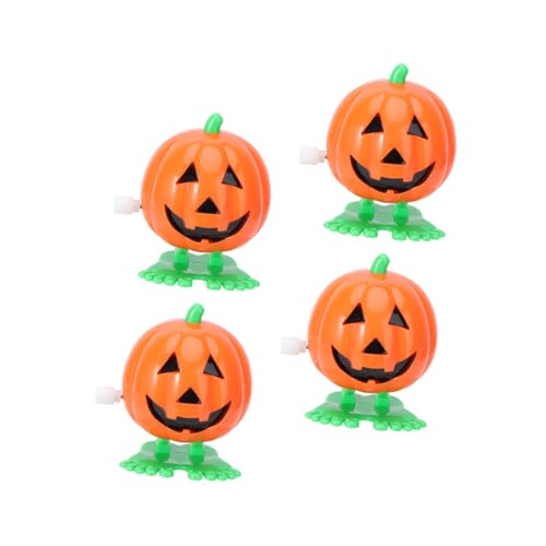 BESPORTBLE 4 Stück Halloween Wind Up Spielzeuge Lustige Kürbis Spielzeuge für Fördern Sie die Interaktion zwischen Eltern und Kindern für Halloween Partys von BESPORTBLE