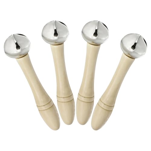 BESPORTBLE 4 Stück Hand Shake Bell mit Holzgriff Kompakt Langlebig für Senioren Musikunterricht Tanz und Weihnachtsfeiern Vielseitiges Schlaginstrument für Schule und Zuhause BESPORTBLE 4 Stück Hand Shake Bell mit Holzgriff Kompakt Langlebig für Senioren Musikunterricht Tanz und Weihnachtsfeiern Vielseitiges Schlaginstrument für Schule und Zuhause von BESPORTBLE