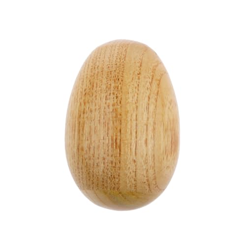 BESPORTBLE 4 Stück Holz Maracas Rassel Eier für Musikinstrumente aus Holz Pädagogisches für Kleine Jungen und Mädchen für Musikspiele und Kreative von BESPORTBLE