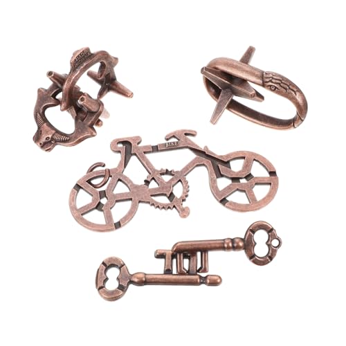 BESPORTBLE 4 Stück Intelligente Chinese Ring Unlocking Spielzeuge Metall Puzzle für Brain Teaser Familien und Eltern Spiele Denkspiel für Gehirntraining und Entspannung BESPORTBLE 4 Stück Intelligente Chinese Ring Unlocking Spielzeuge Metall Puzzle für Brain Teaser Familien und Eltern Spiele Denkspiel für Gehirntraining und Entspannung von BESPORTBLE