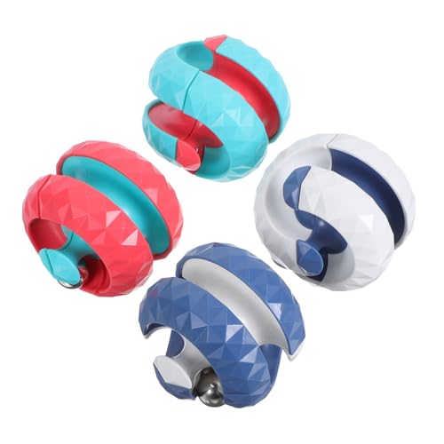 BESPORTBLE 4 Stück Kreatives Teiliges Decompressionsspielzeug mit Drehbarem Perlen Track Sensorisches Puzzle Handwürfel für Erwachsene Geburtstagsgeschenk für Büro und Klassenzimmer BESPORTBLE 4 Stück Kreatives Teiliges Decompressionsspielzeug mit Drehbarem Perlen Track Sensorisches Puzzle Handwürfel für Erwachsene Geburtstagsgeschenk für Büro und Klassenzimmer von BESPORTBLE