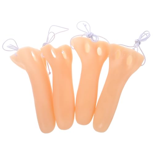BESPORTBLE 4 Stück Lange Fake Nase Requisiten für Halloween und Cosplay Dekorative Prothese aus Vinyl Elastischer Halter für Kostümparty und Bühnenaufführungen BESPORTBLE 4 Stück Lange Fake Nase Requisiten für Halloween und Cosplay Dekorative Prothese aus Vinyl Elastischer Halter für Kostümparty und Bühnenaufführungen von BESPORTBLE
