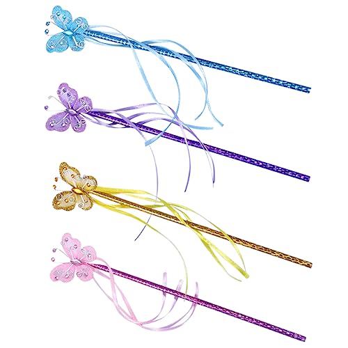 BESPORTBLE 4 Stück Leuchtende Feenstäbe mit Glitzer und Quasten Teiliges Blau Gold Zauberstab für Mädchen Engel Kostüm Requisite Party Geburtstag Halloween Cosplay Bühnenauftritt BESPORTBLE 4 Stück Leuchtende Feenstäbe mit Glitzer und Quasten Teiliges Blau Gold Zauberstab für Mädchen Engel Kostüm Requisite Party Geburtstag Halloween Cosplay Bühnenauftritt von BESPORTBLE